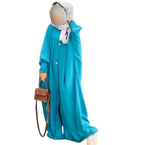 Elegent Abaya with starchable cuffs