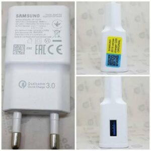 “Samsung S10 Fast Charger with Blue USB Port and Quick Charge 3.0 – Original 2024 Bulk Pack by TML Mart Pakistan”