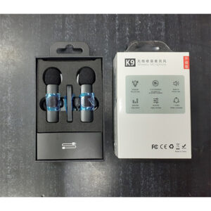 K8 Wireless Microphone with Lightning, Type-C, and Micro USB Connectors for iPhone, Android, and Vlogging – Available at TML Mart Pakistan