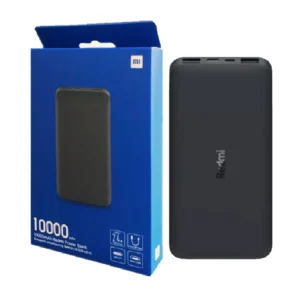 “Redmi 10000mAh Power Bank in Blue Packaging – Lightweight Fast Charging Power Bank by TML Mart Pakistan”