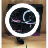 “10-Inch LED Ring Fill Light with USB Control and Phone Holder – Adjustable Lighting Kit for Video and Makeup by TML Mart Pakistan”