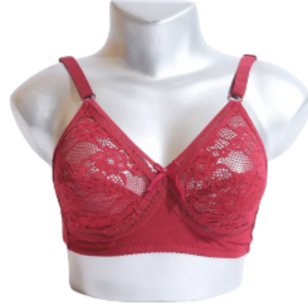 Red Non-Padded Bra