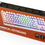 Modecom Volcano Lanparty RGB Mechanical Keyboard – Pudding Edition